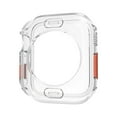 thumbnail image 3 of Rugged Case Compatible with Apple Watch Case Series 9/8/7 45mm Series 6/SE/5/4 44mm, Soft TPU Shockproof Bumper Drop Proof Protective Cover for iWatch 44mm 45mm,Clear, 3 of 7