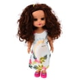 thumbnail image 2 of Muñeca de niña blanca, muñeca de niña blanca de 14 pulgadas, muñeca bebé blanca realista, muñeca blanca ultra sensible, 2 of 14
