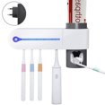thumbnail image 1 of Desinfectador de cepillos de dientes UV 2 en 1 de la UE: embalaje en inglés Adepaton 2035074-2, 1 of 9