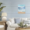 thumbnail image 3 of Stupell Industries Contemporary Overlapping Shore Waves White Framed Giclee Art, 16 x 20, by Jesse Keith, 3 of 8