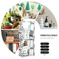 thumbnail image 6 of 4 Cube Storage Shelf Organizer DIY Bookcase Closet Cabinet for Office Home Bedroom, 6 of 7