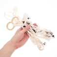 thumbnail image 3 of OULII Hamac de Rangement Suspendu pour Jouets en Peluche Blanc, 3 of 5