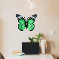 thumbnail image 3 of Escultura colgante de mariposa, arte decorativo, adorno vivo antioxidante, decoración de pared de metal para salón de hotel, jardín de bodas, interior Verde, 3 of 8