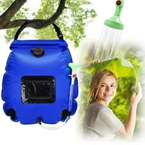 Solar Portable Shower Bag | 5 Gal/20l Solar Heating Camping Shower Bag With Removable Hose | On-Off Switchable Shower Head | Ducha Portatil | Traveling Shower | Portable Shower For Beach Swimming