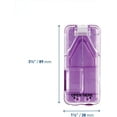 thumbnail image 2 of MaxxMarket Pill Cutter and Splitter with Dispenser, Safely Cuts Large, Small and Tiny Pills, Vitamins, Tablets in Half, Accurate and Easy Cutting, Stainless Steel Blade Travel Sized, Purple, BPA Free, 2 of 10