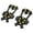 Black, variant on Ice Cleats For Shoes And Boots Ice Traction Cleats 10 Rubber Anti-Slip Studs Winter Outdoor Walking Hiking Safety Footwear Accessories Winter Storm Essentials