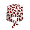 thumbnail image 2 of Vsdgher Ladybug And Heart Men Women Adjustable Cap Working Hat Tie Back Cap, Work Cap, 2 of 7