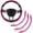 Pink, variant on 2pcs Carbon Fiber Anti-Skid Steering Wheel Cover, Waterproof & Segmented Butterfly Design, Universal 99% Vehicle Wheel Cover Protector, Car Interior Accessories, (Black)