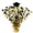 Black and Gold w/ Gold Base, variant on PMU Graduation Centerpieces for Table 2026, Blue and White w/ Blue Base Graduation Table Decorations, Grad Balloon Weight Centerpiece, Grad Party Decor 15in / 7.34cm