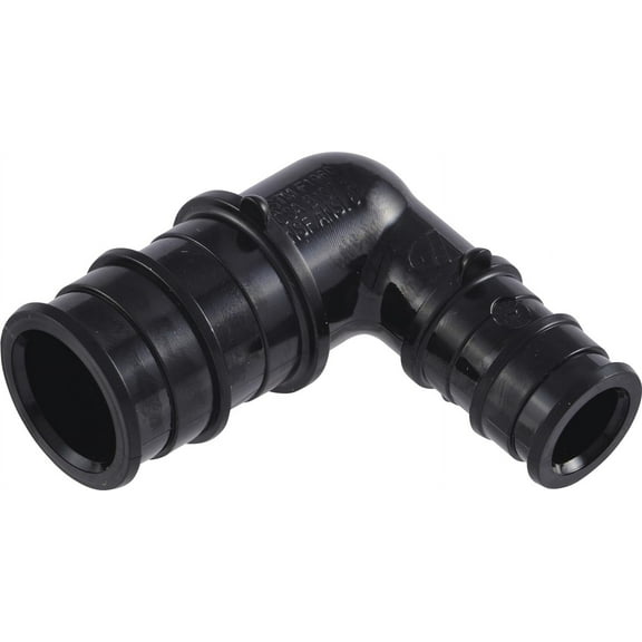 SharkBite 1/2 Inch x 3/4 Inch Expansion 90 Degree Reducing Elbow for PEX-A Pipe, Pack of 5, Plastic Plumbing Fittings, Poly Elbow Coupling for PEX-A Tubing, UA274A5