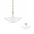 thumbnail image 6 of Capital Lighting 355442 Maeve 19" Wide Pendant / Converts To Semi-Flush - Matte Brass /, 6 of 6