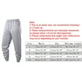 thumbnail image 3 of Winter Pants For Men Mens Sweat Pants Men's Baggy Fleece Workout Sweatpants with Pockets Drawstring Lounge Athletic Running Pants, 3 of 6