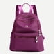 thumbnail image 5 of Bolso de hombro escolar de nailon resistente al agua, mochila de viaje informal para mujer (púrpura), 5 of 5