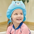 thumbnail image 3 of 1Pc Baby Shower Cap Shield for Kids Soft Silicone Adjustable 1-10 Years Old Cartoon Pig Shower Cap for Kids Toddler Shower Cap Shield Makes the Kids Bath More Fun, 3 of 6