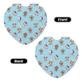thumbnail image 2 of Picia winter cow cute for Compact Vanity Mirror , Travel Makeup Mirror , Portable Magnifying Cosmetic Mirror for Daily, Work, Business-Heart Shape, 2 of 9