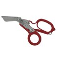 thumbnail image 1 of Foldable Shear, Latching Function Emergency Shear Portable Stainless Steel Multifunctional with  Cutter for Outdoor Survival Black Orange,Blue,Orange,Sand Color,Green,Red,Black, 1 of 8