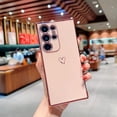 thumbnail image 4 of Compatible with Samsung Galaxy S23 Ultra 5G Case,Love Heart Pattern Electroplated Soft TPU Shockproof Protective Case Full Camera Lens Protection Cover for Samsung Galaxy S23 UltraG-Pink, 4 of 11