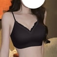 thumbnail image 4 of SPZTSX Womens Seamless Wireless Bras No Underwire Comfortable Deep V Mesh Bralettes Push Up Bras, 4 of 4