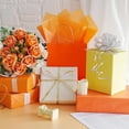thumbnail image 4 of 120 Sheets Orange Yellow Tissue Paper, 14 × 20” Gift Paper Bulk for Bags Packaging DIY Crafts Wrapping, Wrapping Birthday Party Halloween Fall Easter Thanksgiving -, 4 of 6