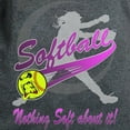 thumbnail image 3 of CafePress - Girls Softball Women's Dark T Shirt - Women's Traditional Fit Dark T-Shirt, 3 of 4