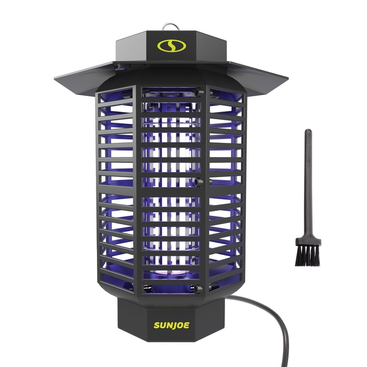 Open Box Sun Joe SJ-BZ18W | 18-Watt UV Indoor/Outdoor Bug Zapper | 1600 sq ft Coverage | Whisper Quiet Operation | For Mosquitos, Flies, Gnats, Moths, and More
