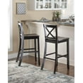 thumbnail image 4 of Olly X-Back Black Bar Stool, 4 of 8