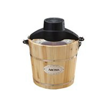 Aroma AIC-204EM - Ice cream maker - 4 qt - pine
