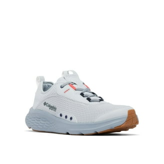 Columbia Womens Slack Water PFG Lace Boat Shoe 7 White/Foxglove