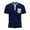 Navy, variant on Men's Everyday Wear Tee for Casual Breathable Blend with Classic Crewneck and Modern Fit Lightweight Comfort for Summer Casual Wear Men's Loose Fit Shirts