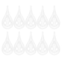 WORGEOUS 10pcs Plastic Candy Boxes Mini Jewelry Organizer Box and Clear Beads Storage Containers Shaped Case for Wedding Birthday Party Favors