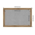 thumbnail image 4 of Amanti Art Owl Brown Narrow Framed Magnetic Board 36 x 24 in., 4 of 8