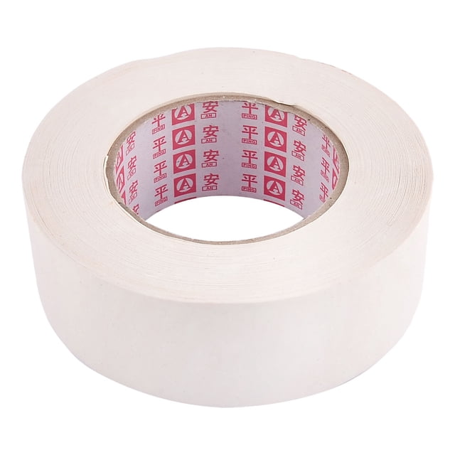 Cinta de papel para juntas de paneles de yeso blanca, rollo de 14 cm de diámetro