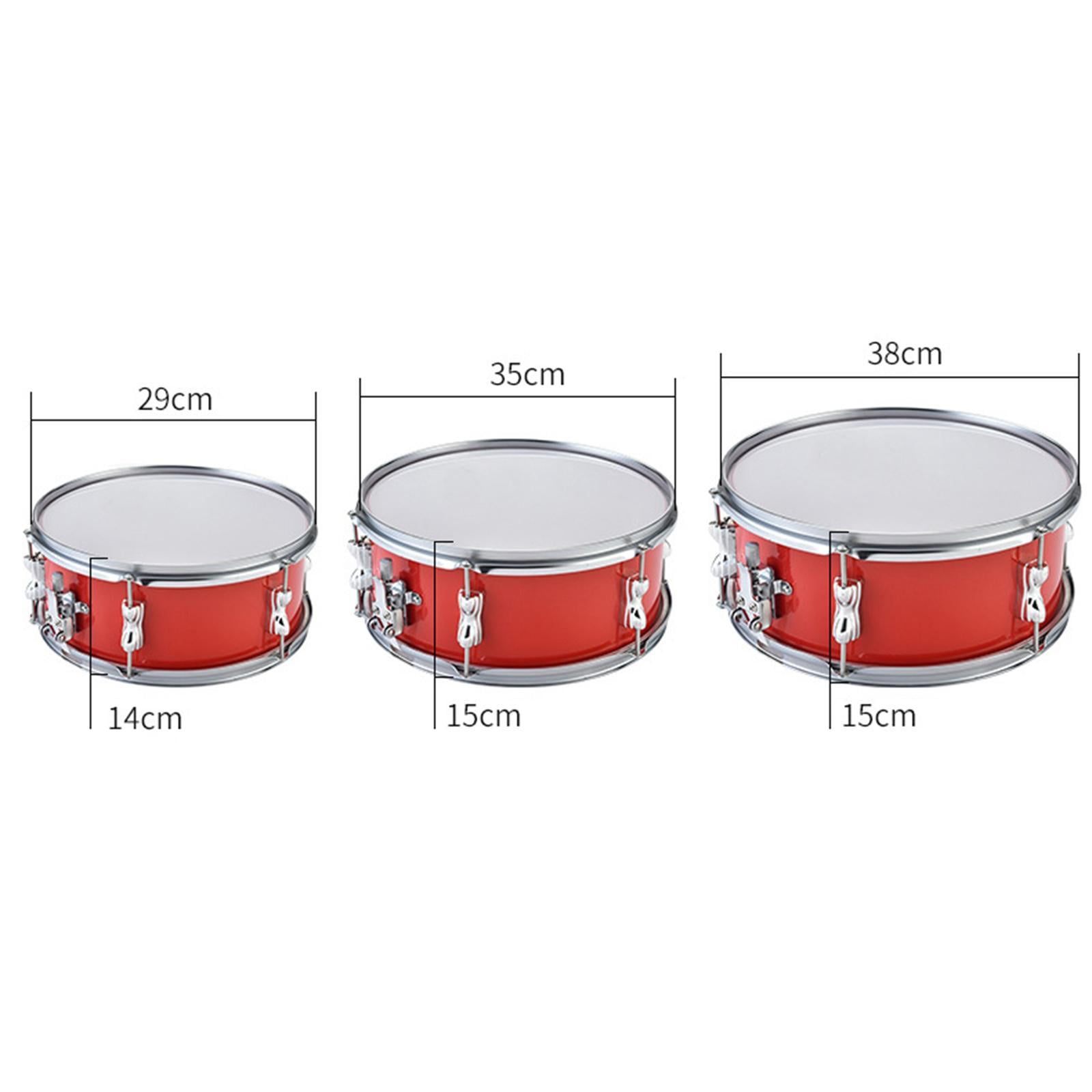 LeeQinersw 14 Inch Snare Drum Percussion Instrument, Musical Instruments, Musical Drums for Red 14 inch