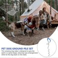 thumbnail image 4 of Blue Dog Tie Out Stake Heavy Duty Dog Ground Stake for Large Dogs, 4 of 5