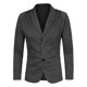 thumbnail image 3 of Chaquedeportiinformal pahombre chaquede punto con bolsillos Gris oscuro 44, 3 of 7