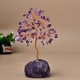 thumbnail image 6 of Amethyst Tree of Life - Purple Healing Stone Desk Decor - Spiritual Gifts for Women, Meditation & Reiki Energy - Housewarming, Birthday Present for Mom & Sister, 6 of 6