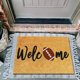 thumbnail image 2 of Interesante Juego Para La Puerta Principal Alfombra De Bienvenida Alfombra Decorativa Para La Puerta Principal De Estilo Rústico Alfombra De Bienvenida Con Motivos De Béisbol Y Fútbol Alfombra Absor, 2 of 4
