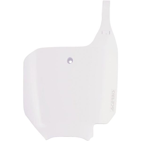 Acerbis 2084530002; Front Number Plate (White)