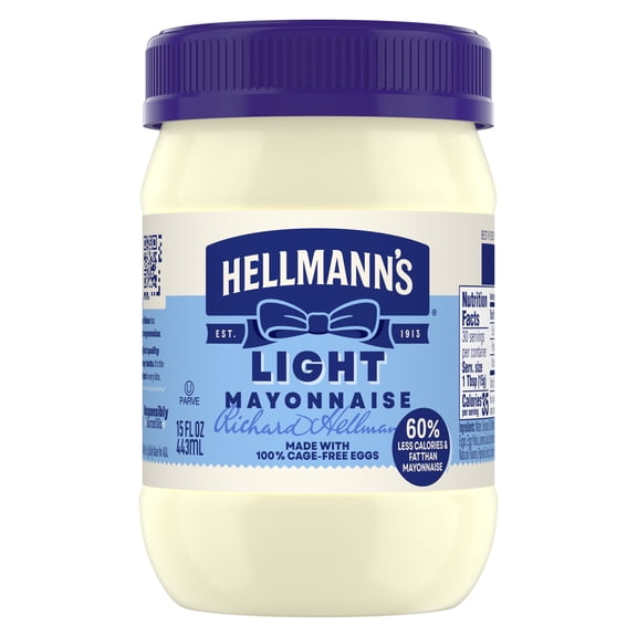 Hellmann's Light Mayonnaise, 15 Fl Oz