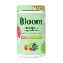 Bloom Nutrition Greens & Superfoods Powder Sticks, Mango, Berry, and Coconut, 12 Count