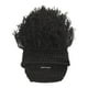 thumbnail image 2 of Gorro de punto jinwen para otoño e invierno con peluca y barba negro, 2 of 8