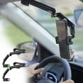 thumbnail image 3 of Soporte universal para teléfono de coche para visera, soporte de navegación ajustable, soporte multifuncional para salpicadero de smartphones y dispositivos GPS., 3 of 3
