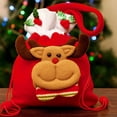 thumbnail image 2 of Bearachild Bolsa de regalo de Navidad Atmósferas Cordón decorativo Bolsa de dulces de Navidad Paquete de almacenamiento de pelusas Decoración Adorno de Kits de decoración para fiestas Bearachild HA069558-00B, 2 of 6