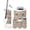 Color 4, variant on Bathroom Accessory Set 6 Piece Floral Intricate Twining Vines Pomegranate Elements Trash can, Toothbrush Holder, Toothbrush Cup, Soap Dispenser, Soap Dish, Toilet Brush Holder