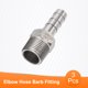 thumbnail image 3 of Uxcell 3pcs Conector de Manguera de Acero Inoxidable Barb 10mm Barbed x 3/8" NPT Macho, 3 of 6