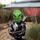 thumbnail image 4 of Mom's Best Máscaras de látex de cabeza completa de extraterrestre para fiesta de Halloween, 4 of 9