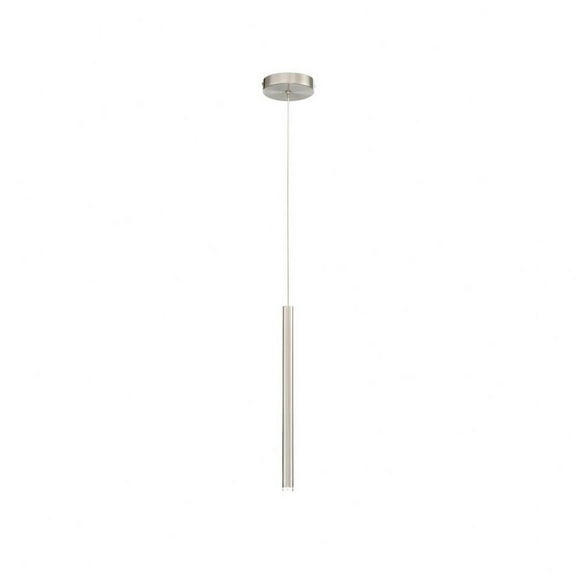 3W 1 Led Small Pendant 1 inches Wide By 16 inches High-Satin Nickel Finish Bailey Street Home 79-Bel-2772870