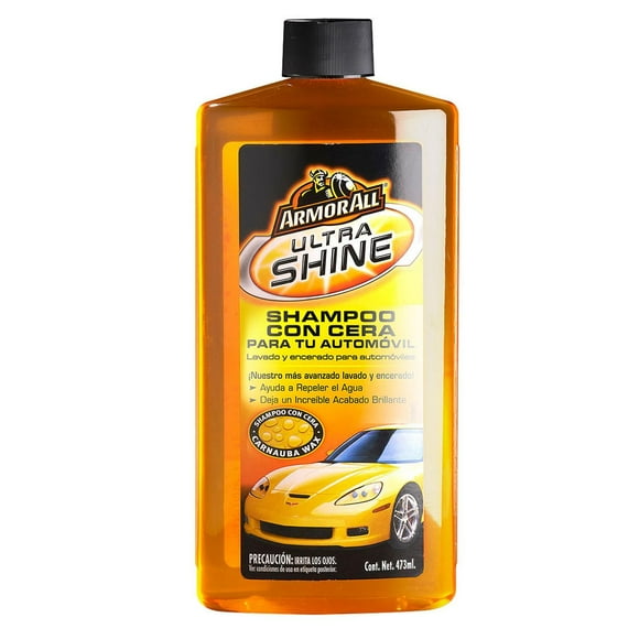 Shampoo Cera Armor All limpieza Autos Camión Moto 500ml blanco