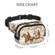 thumbnail image 4 of Fotbe Western Desert Cowboys1 Cangurera Cuadrada con Estampado de Doble Capa, Bolsa de Cintura Ajustable Mini para Hombres y Mujeres, 4 of 9