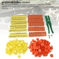 thumbnail image 3 of Ear Tag and Pliers Set Animal Ear Tag Clamp Livestock Ear Tag Applicator and Bright Colors Cattle Ear Tags for Farm Animal Identification Card, 3 of 7